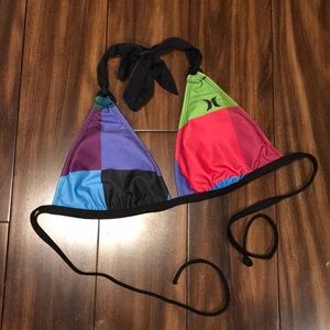 Hurley Multicolor Bikini Swimsuit Top